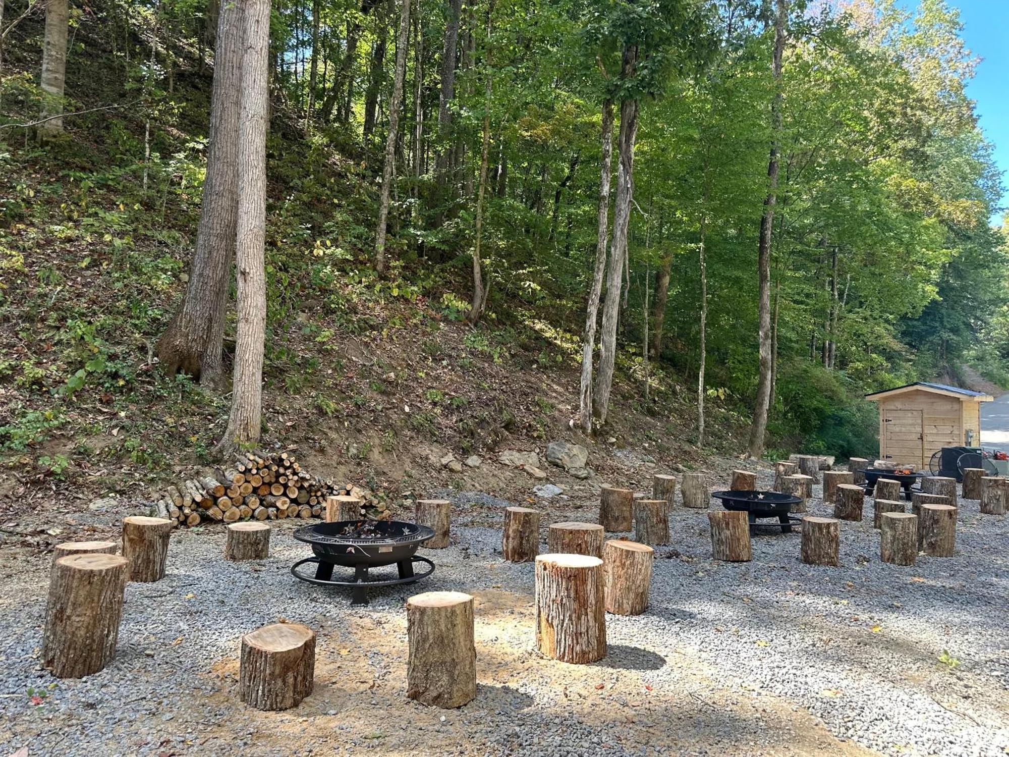Cozy Cove Retreat W Lake View Hot Tub Firepit Dandridge Eksteriør bilde